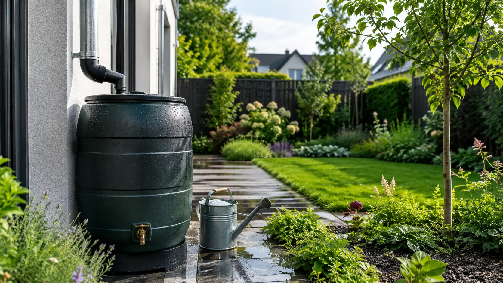 regenwater tuin
