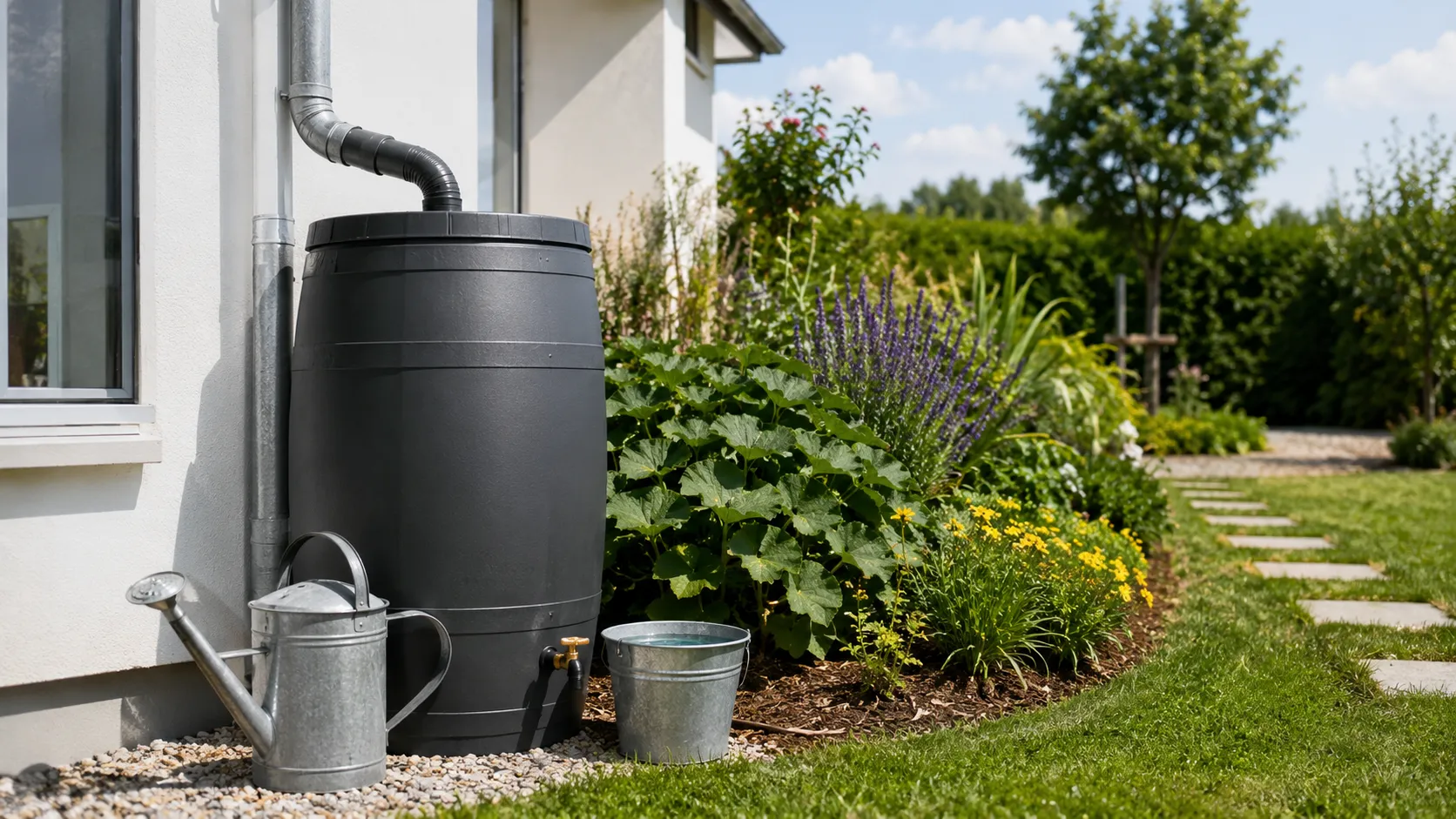 regenwater gebruiken