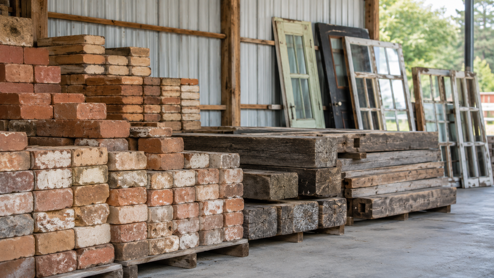 tweedehands bouwmaterialen